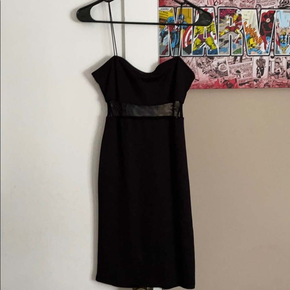 Mini black dress